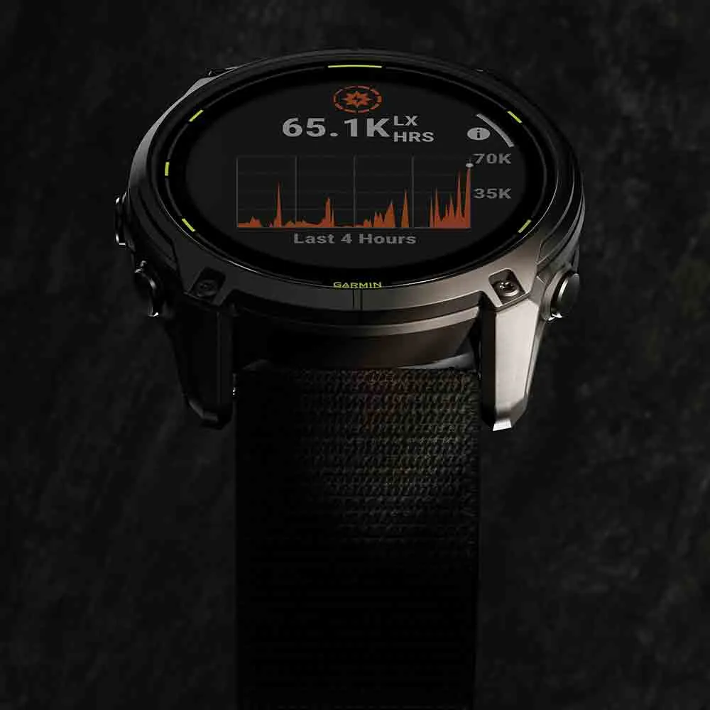太陽能 GPS 手錶 Enduro 3 Sapphire Carbon Gray DLC Titanium with Black Nylon