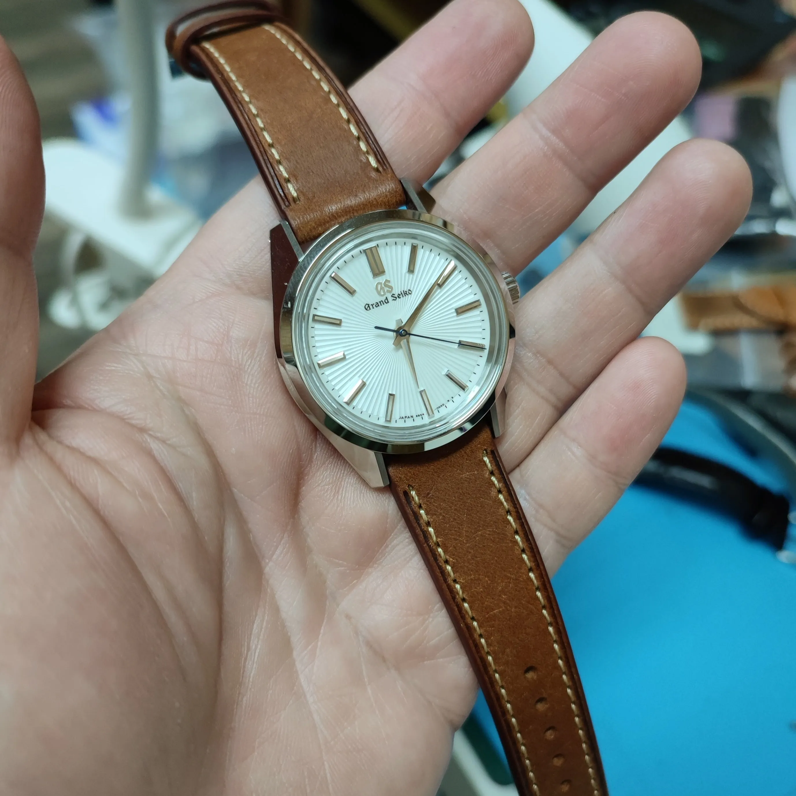 18mm, 20mm Spice Orange Pueblo Calf Leather Watch Strap