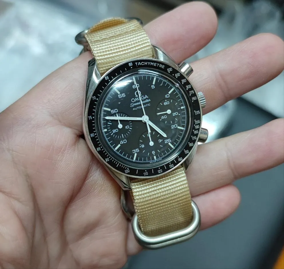 18mm 5 Rings Zulu Military Style Khaki Nylon Watch Strap