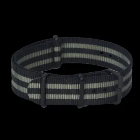 20mm PVD "Bond" NATO Watch Military Watch with Black Buckles