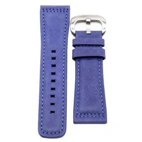 28mm Grape Violet Matte Calf Leather Watch Strap For SevenFriday