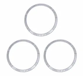 3 FLUTED BEZEL FOR 34MM ROLEX DATE AIRKING 1500 5500 STAINLESS STEEL TOP QUALITY