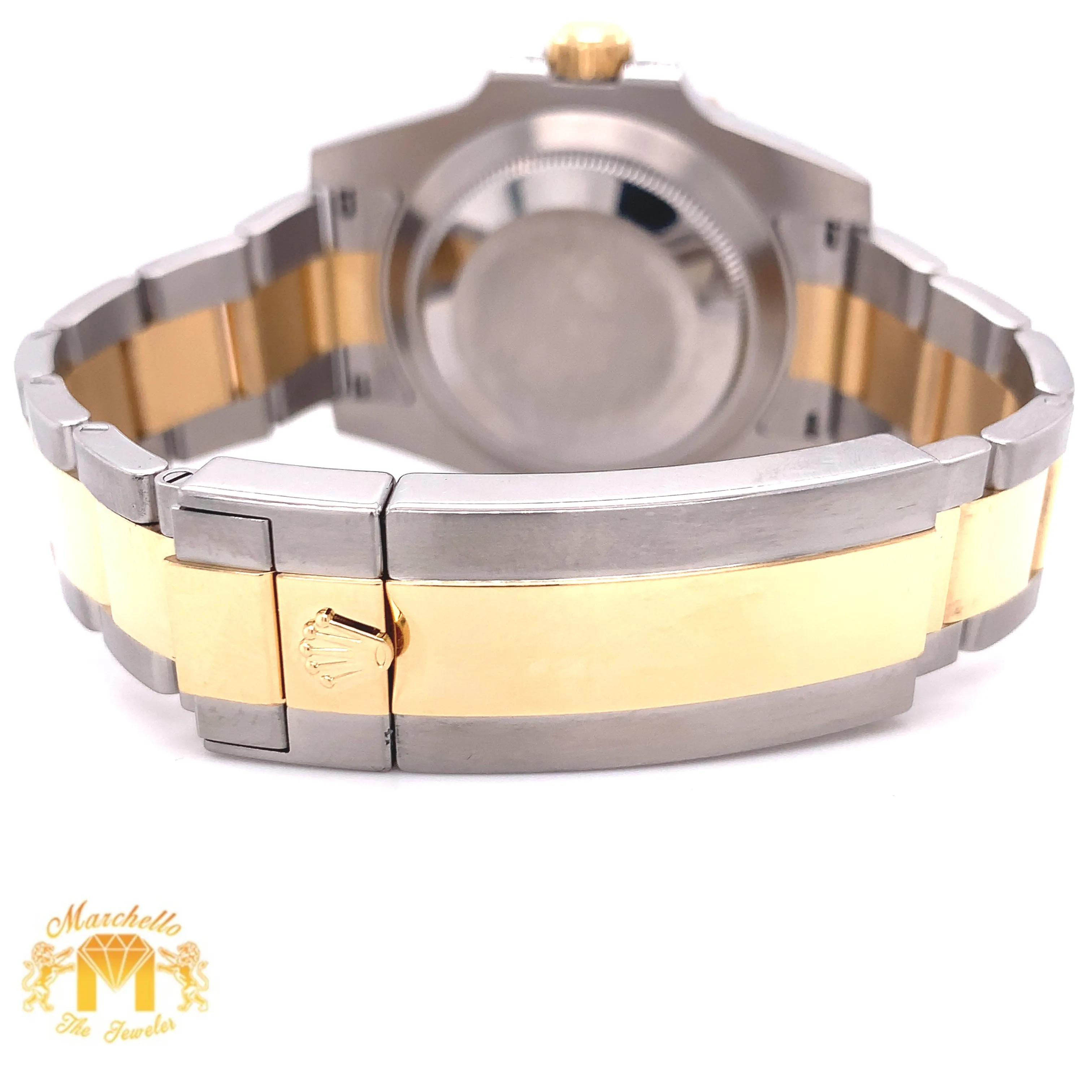 40mm Rolex Submariner Watch with Two-tone Oyster Bracelet (Papers: Year 2019)