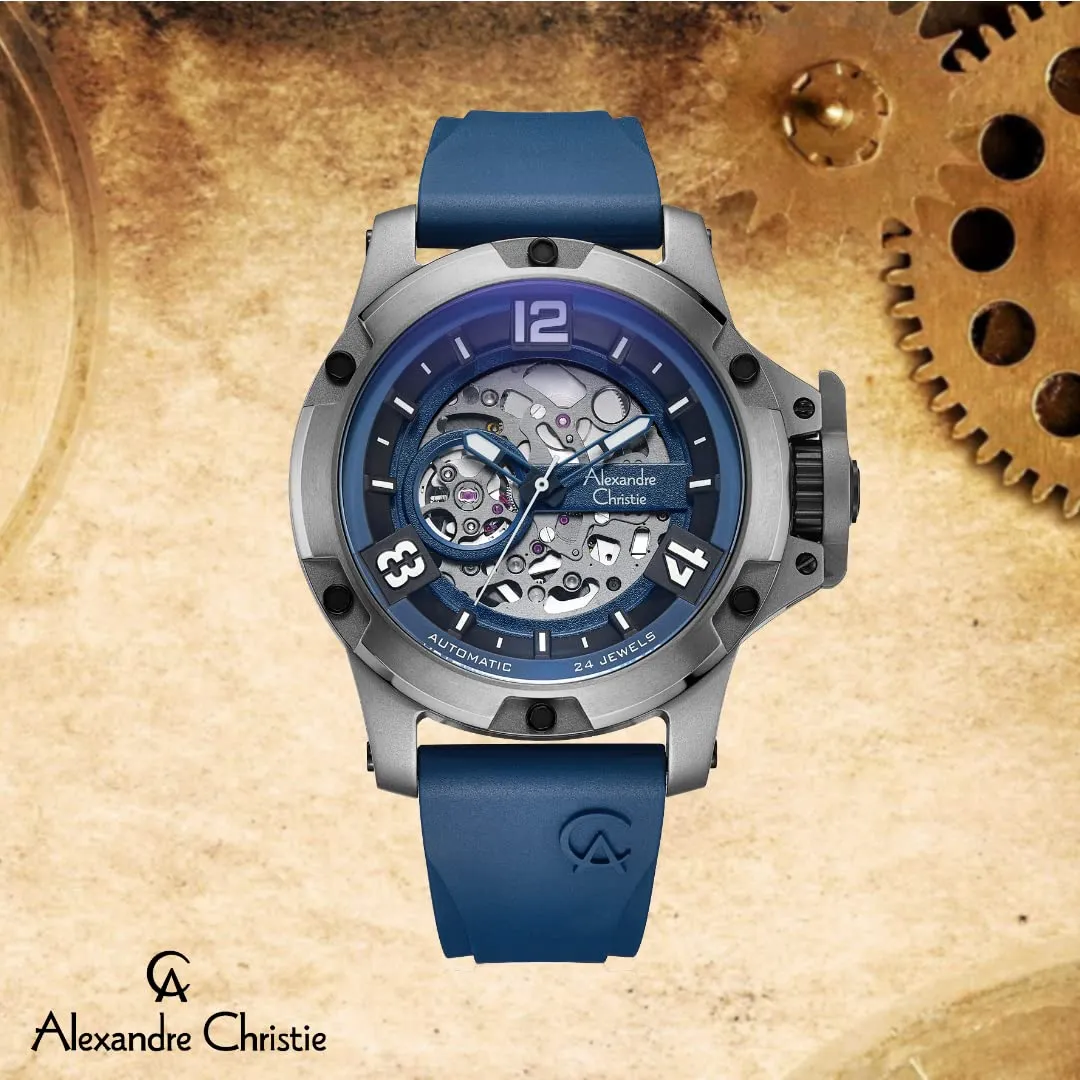 Alexandre Christie Automatic Watch for Men – Atlantic Blue
