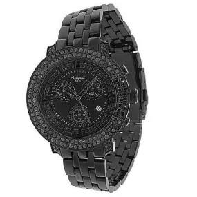 Avianne&Co Mens Prince Collection PVD Diamond Watch 5.65 Ctw