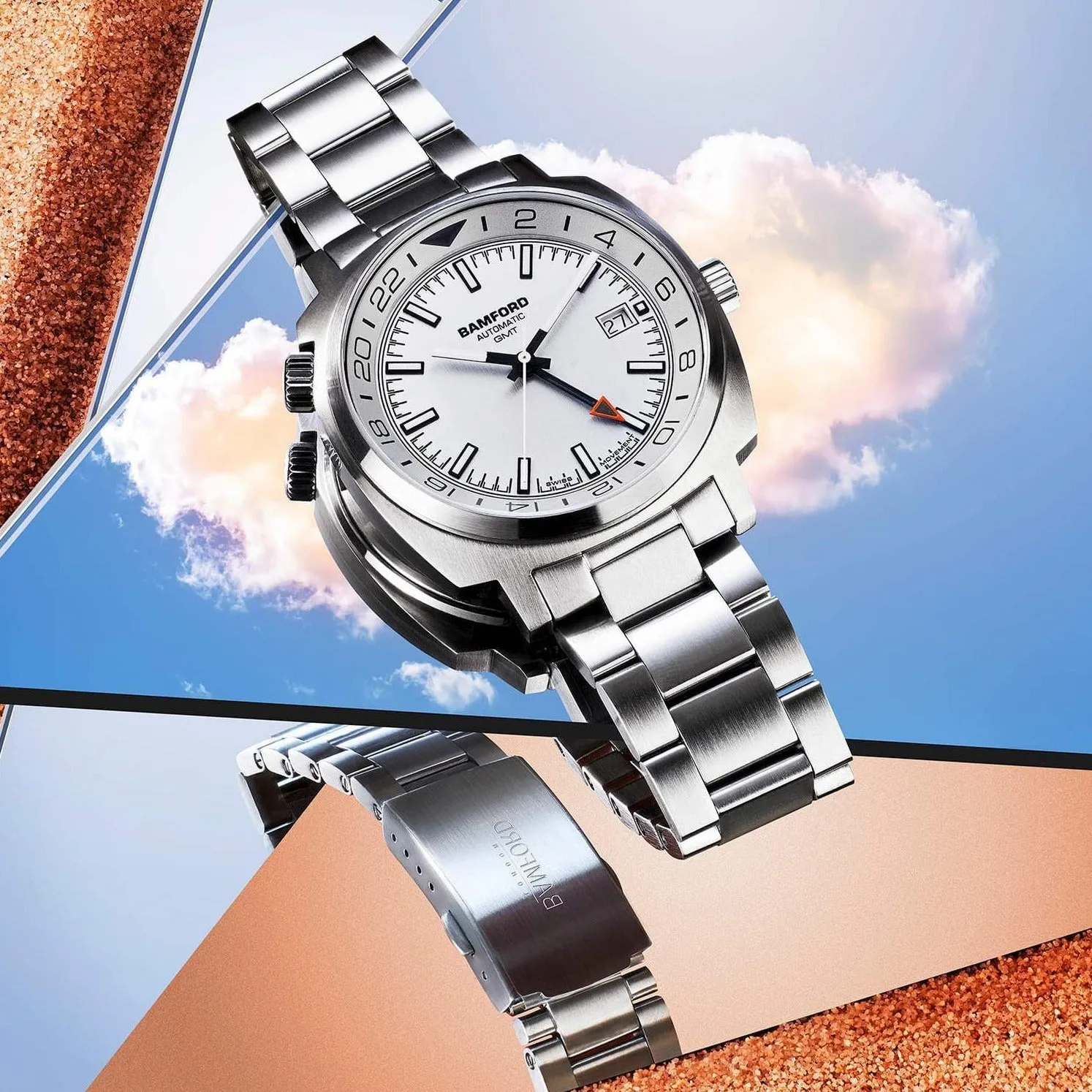 Bamford GMT Steel Mirrage