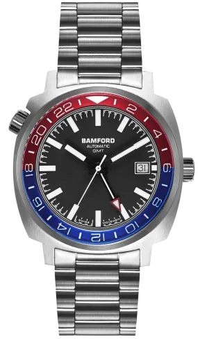 Bamford GMT Steel Red Blue Nightowl