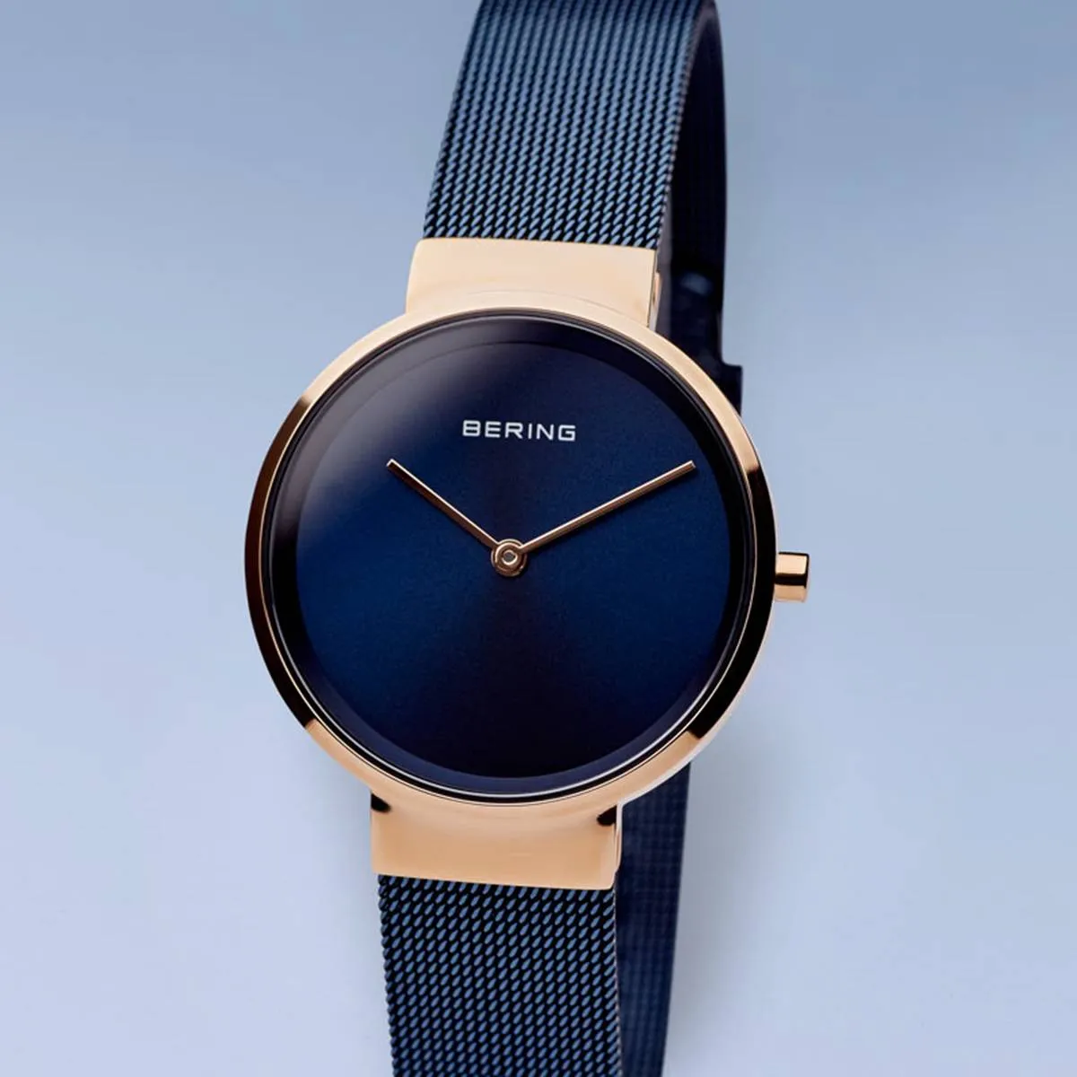 Bering 14531-367 Classic Blue Stainless Steel Mesh Strap Unisex Watches