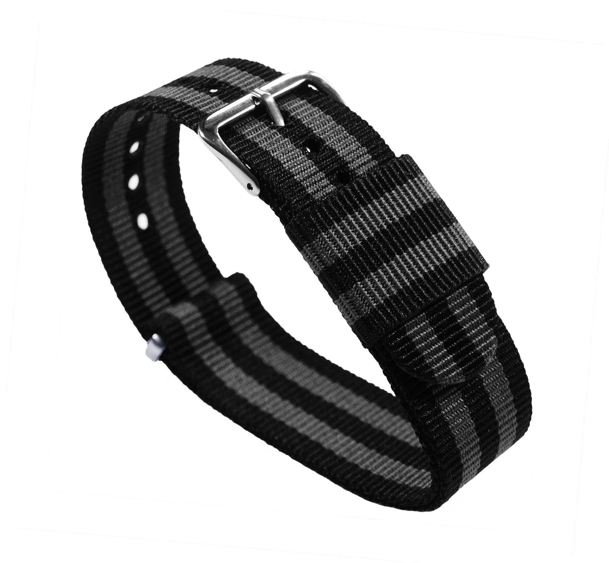 Black & Smoke (Bond) | Nylon NATO® Style by Barton Watch Bands