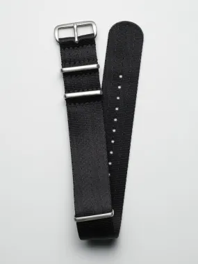 Black Seatbelt Nylon Single-Piece