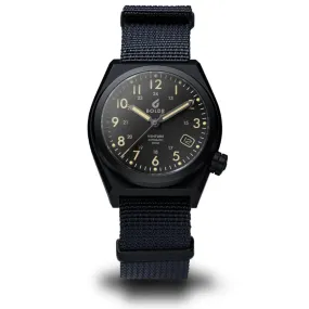 Boldr Venture Automatic Field Watch - Black Dawn