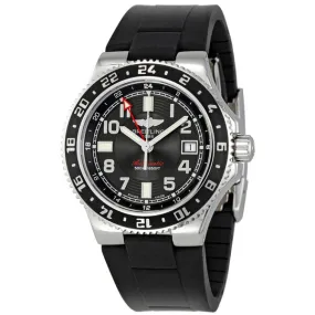Breitling Aeromarine Superocean GMT Black Dial Men's Watch A3238011-BA38BKRD A3238011/BA38