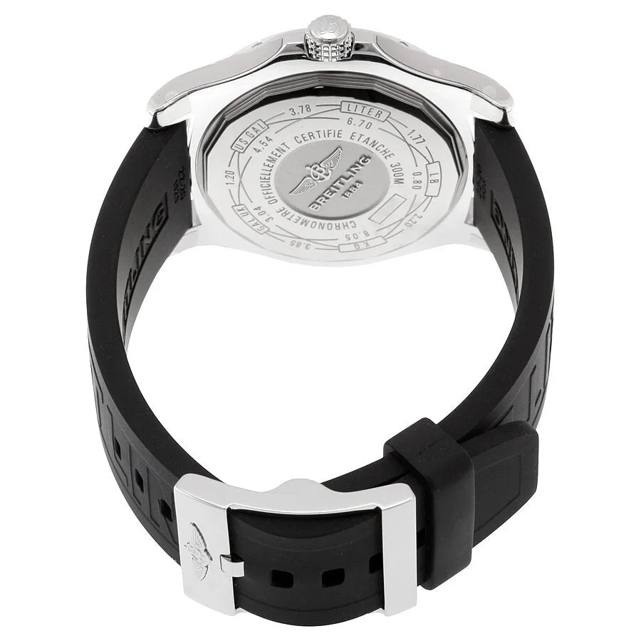 Breitling Avenger II GMT Black Dial Black Rubber Men's Watch A3239011-BC34BKPT3 A3239011-BC34-152S-A20S.1