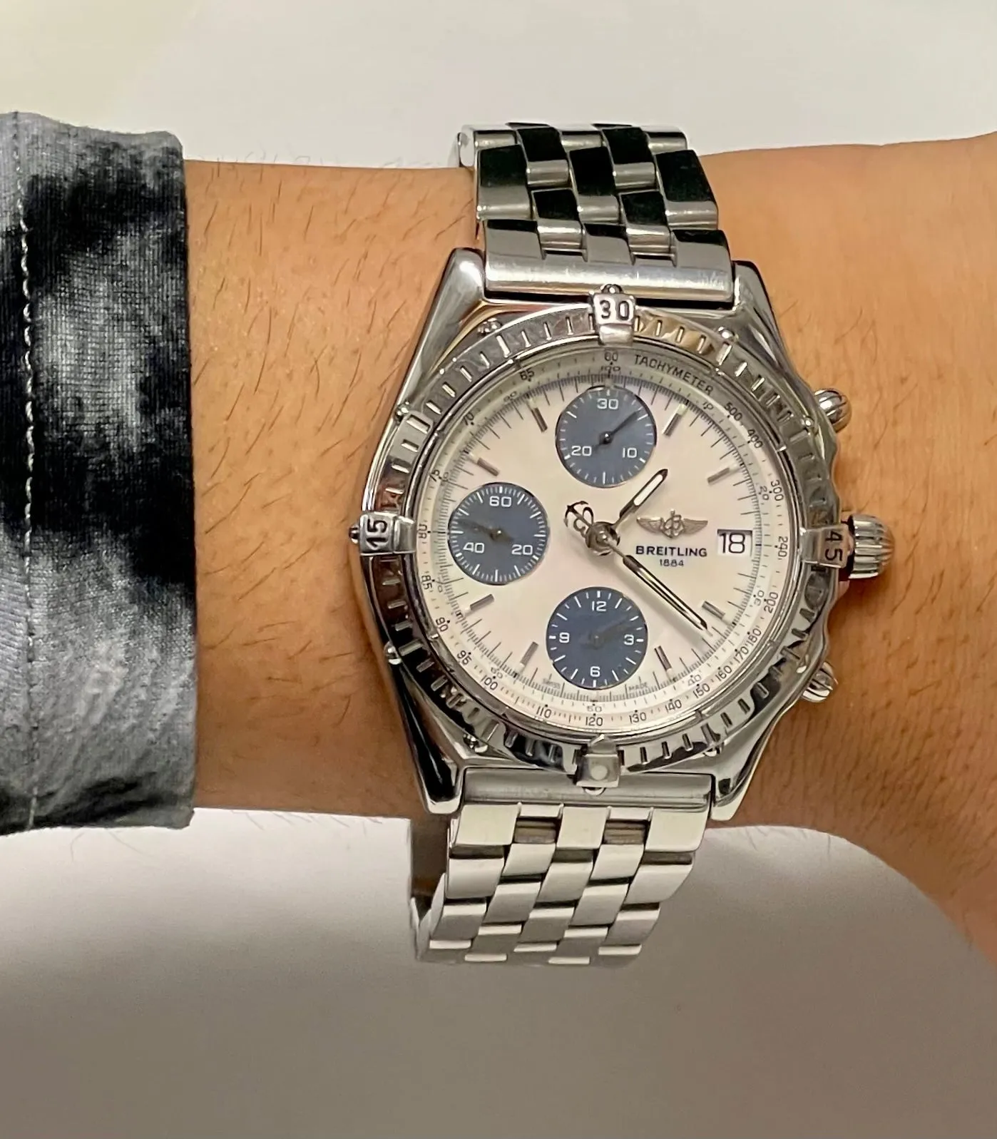 BREITLING Chronograph Stainless Steel Automatic Unisex Watch - $16K APR w/ COA!