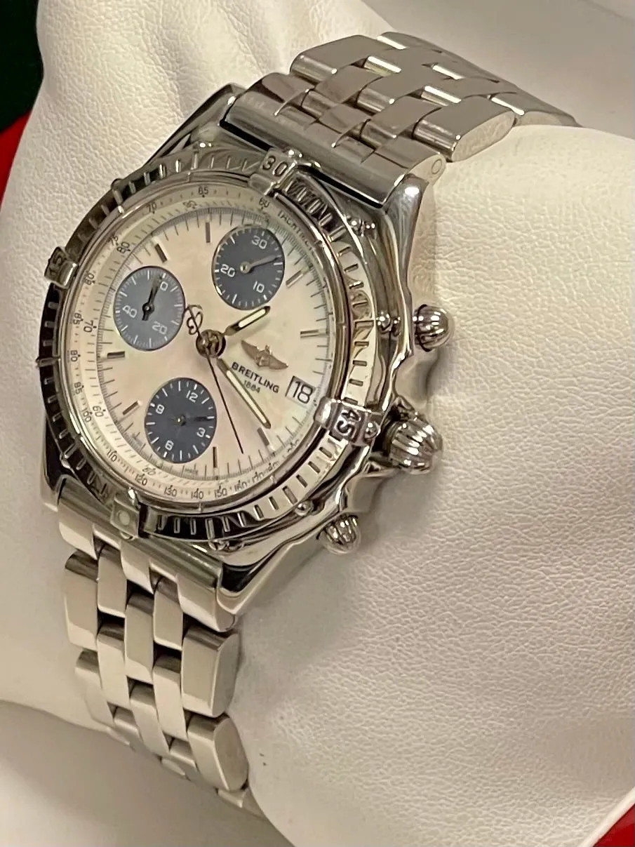 BREITLING Chronograph Stainless Steel Automatic Unisex Watch - $16K APR w/ COA!
