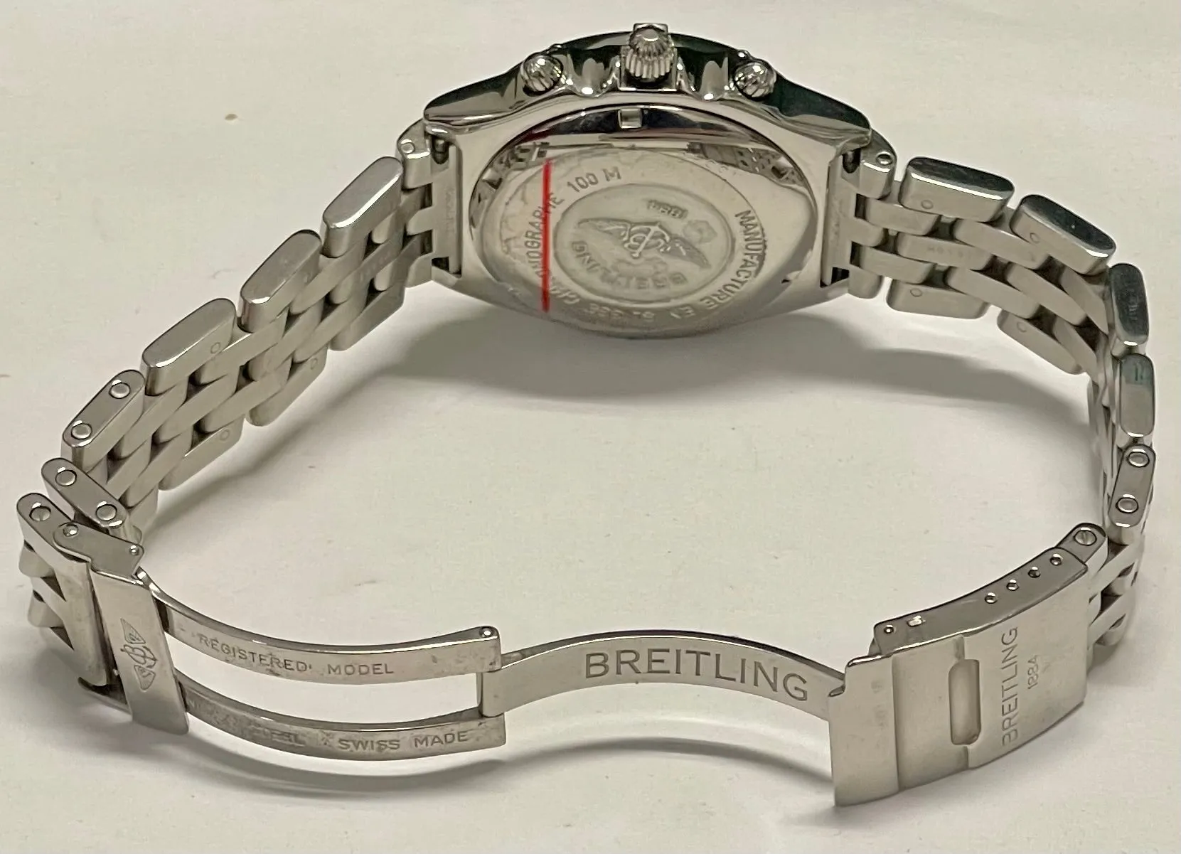 BREITLING Chronograph Stainless Steel Automatic Unisex Watch - $16K APR w/ COA!