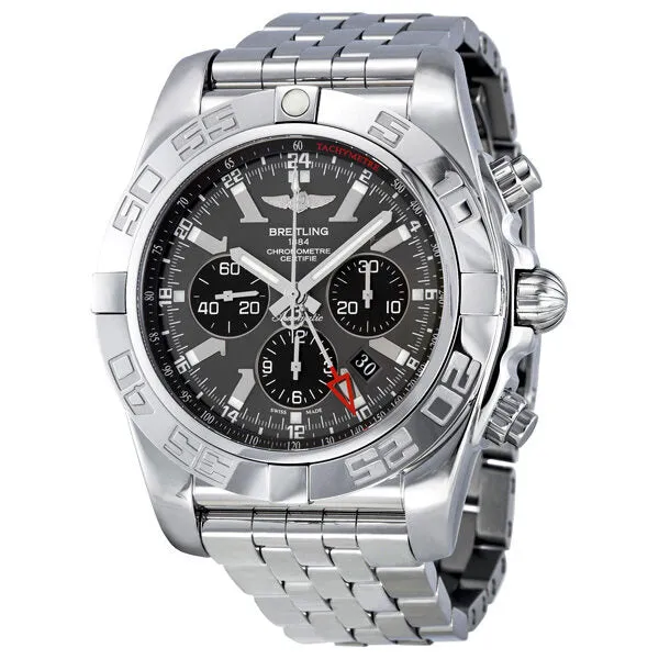 Breitling Chronomat GMT Automatic Grey Dial Men's Watch AB041012-F556SS AB041012/F556SS
