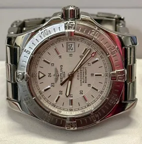 BREITLING Chronometre Automatic Stainless Steel Men's Wristwatch-$12K APR w/ COA