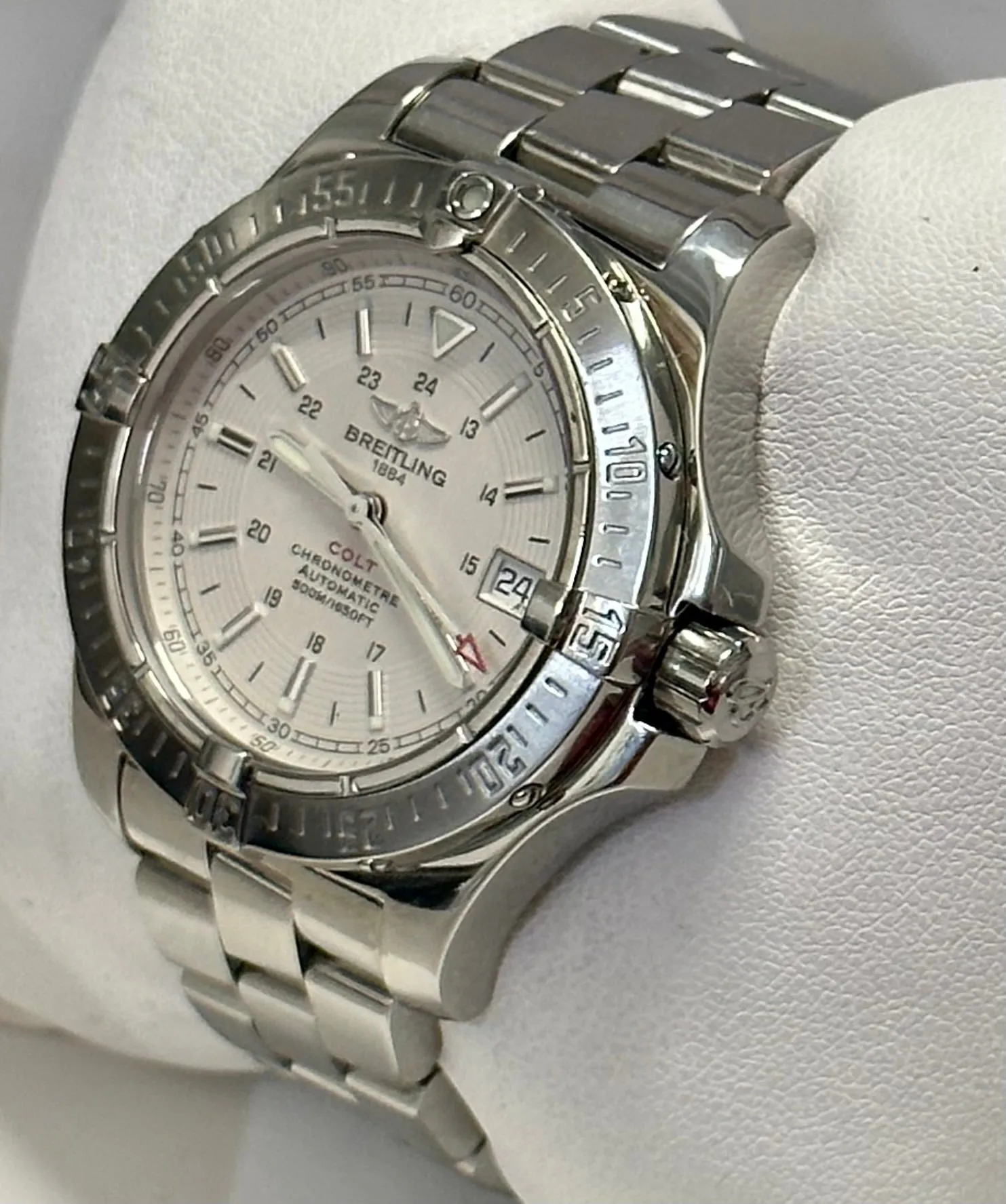 BREITLING Chronometre Automatic Stainless Steel Men's Wristwatch-$12K APR w/ COA