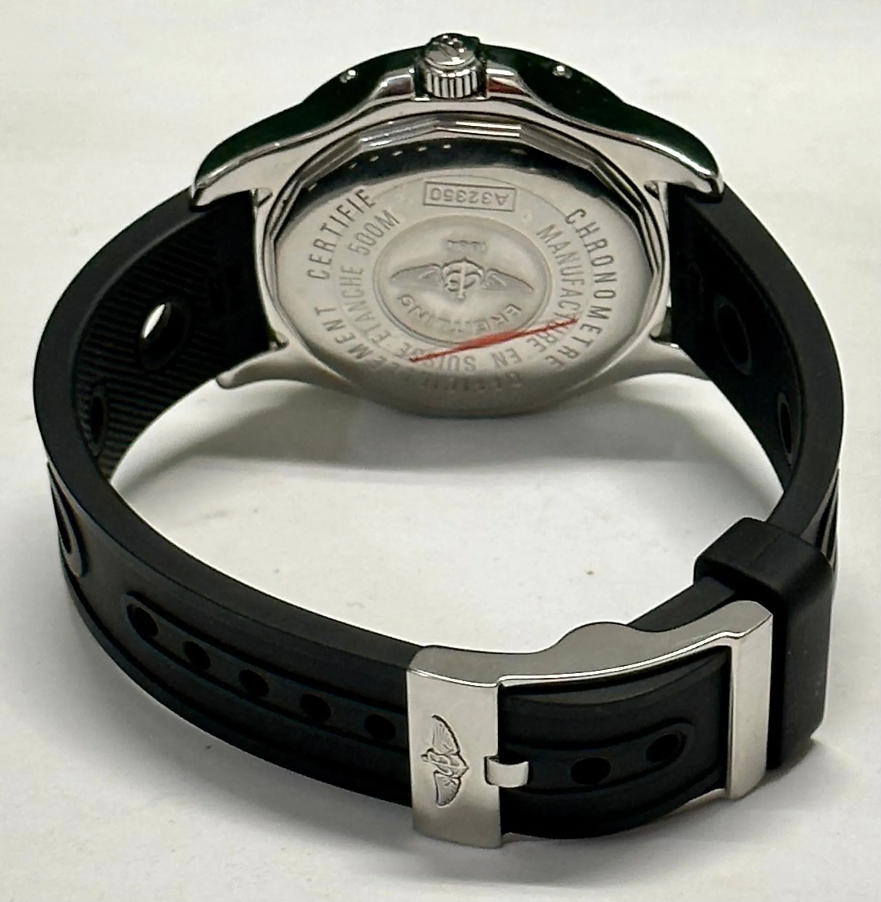 BREITLING Chronometre Unisex Automatic Stainless Steel Wristwatch-10K APR w/ COA