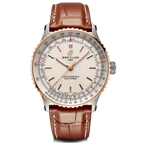 Breitling Navitimer Automatic 41 Watch with Brown Leather Strap