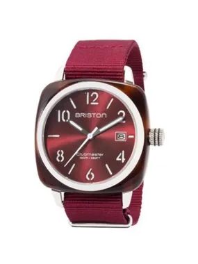 Briston Clubmaster Classic Acetate HMS Red Sunray Dial 40mm