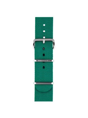 Briston Nato Strap Mint Polished Steel 20mm