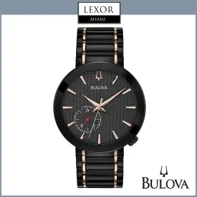 Bulova 98A188 Latin Grammy® Black Stainless Steel Strap Men Watches
