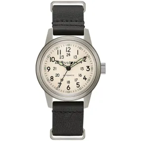 Bulova  Hack Mens Stainless Steel