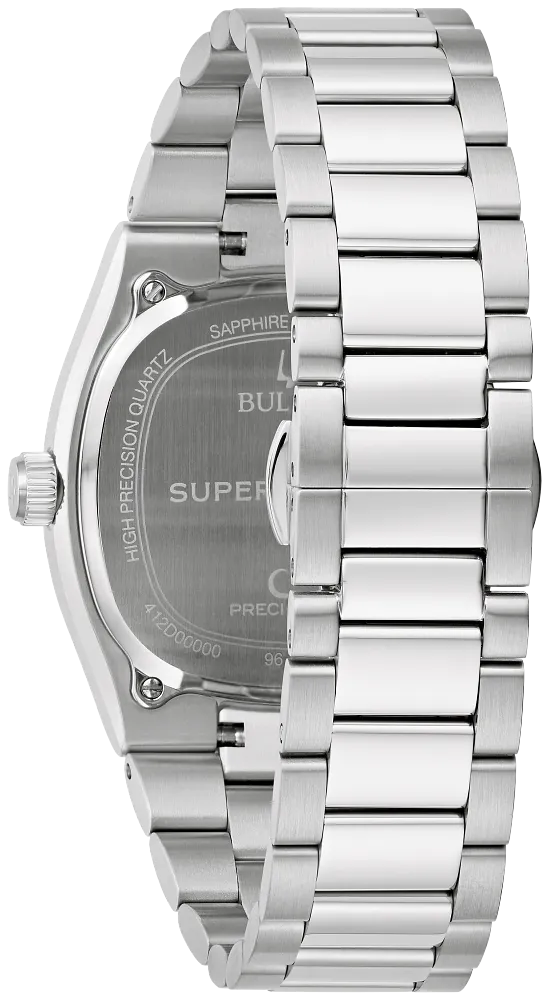 Bulova Super Seville Blue Dial Mens Watch 96B440