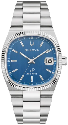 Bulova Super Seville Blue Dial Mens Watch 96B440