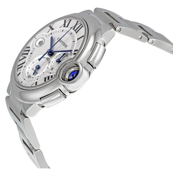 Cartier Ballon Bleu Silver Dial Chronograph Men's Watch W6920002