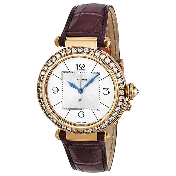 Cartier Pasha Diamond 18kt Yellow Gold Men's Watch WJ118851