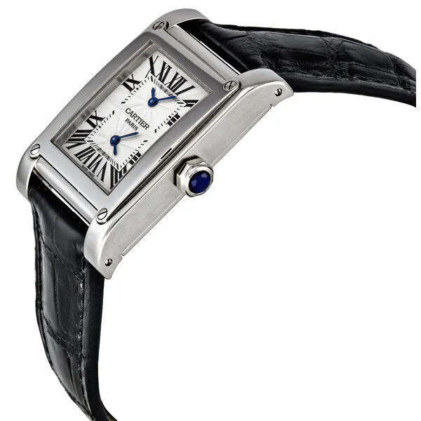 Cartier Tank A Vis Dual Time Zone Ladies Watch W1534351
