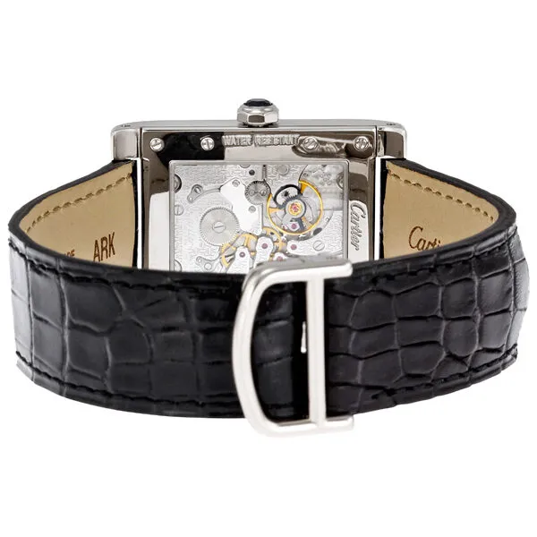 Cartier Tank A Vis Dual Time Zone Ladies Watch W1534351