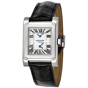 Cartier Tank A Vis Dual Time Zone Ladies Watch W1534351