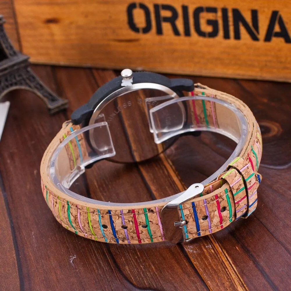 Casual Feminino Fashion Vintage Leather Women's Quartz Wrist Watch