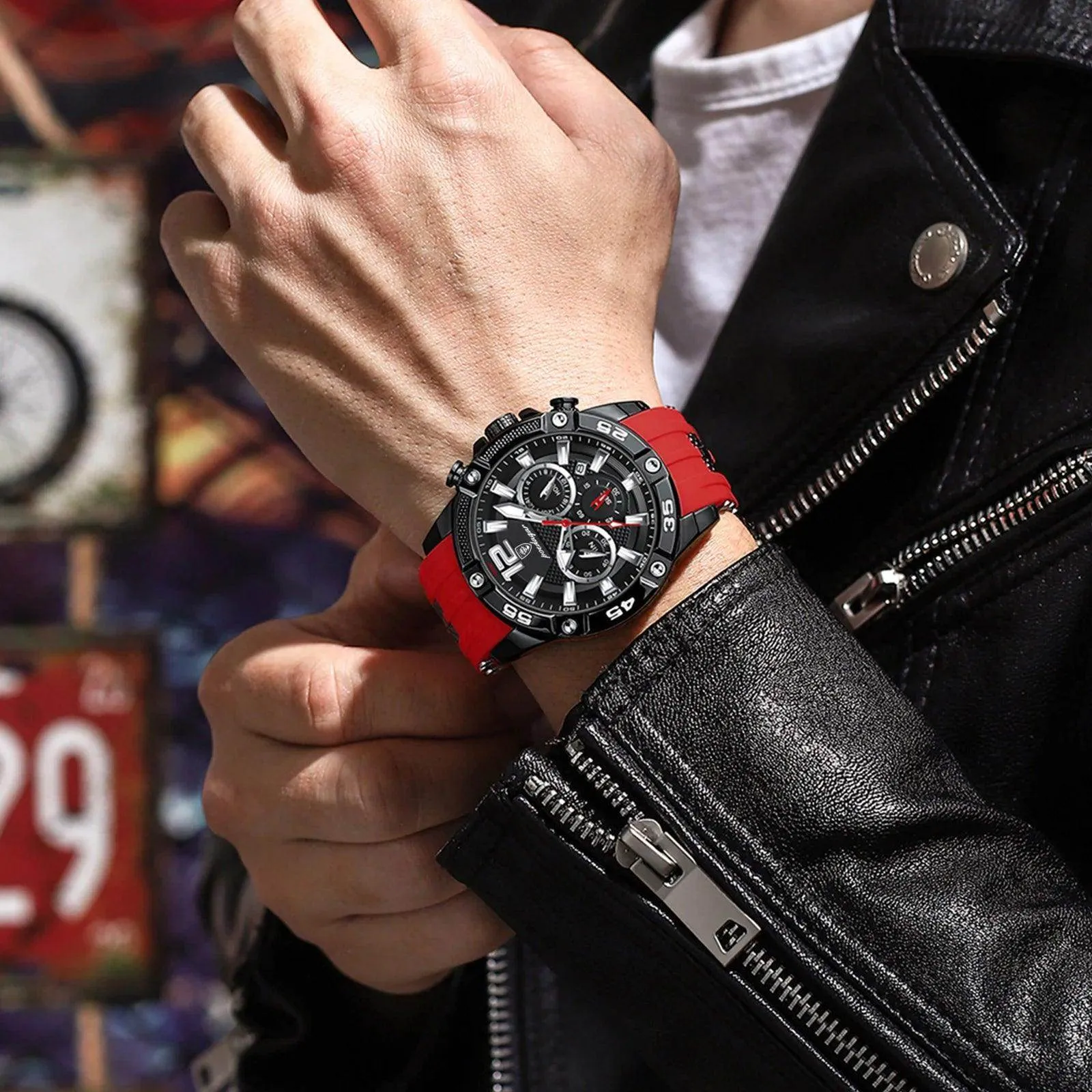 Casual luxury mens watch Waterproof Luminous Wristwatch
