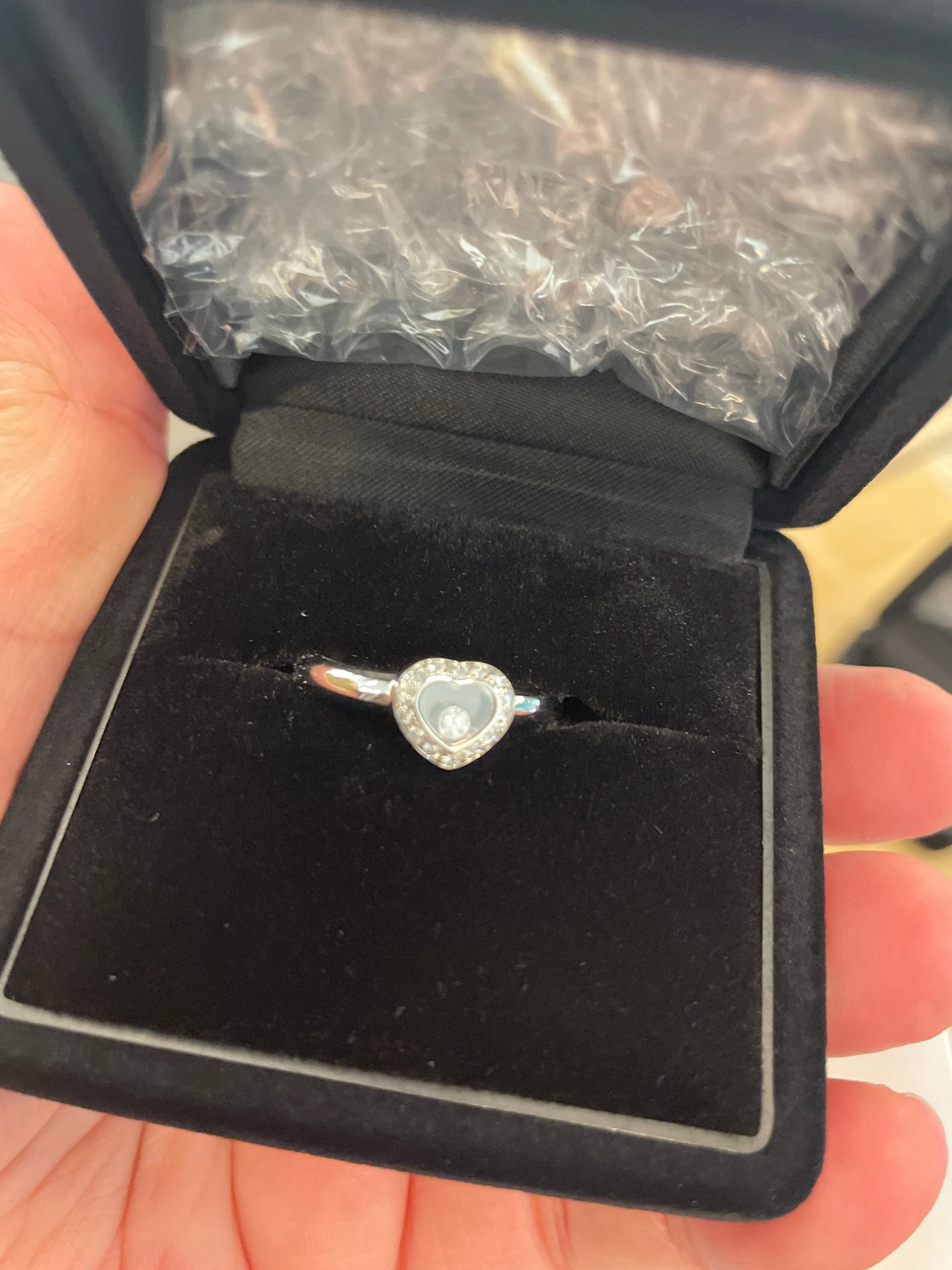 Chopard Happy Diamond Heart No. 13 Ring Diamond K18 WG	 DXBS0434