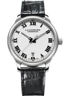 Chopard L.U.C. 1937 Classic Automatic White Dial Stainless Steel Men's Watch 168544-3001