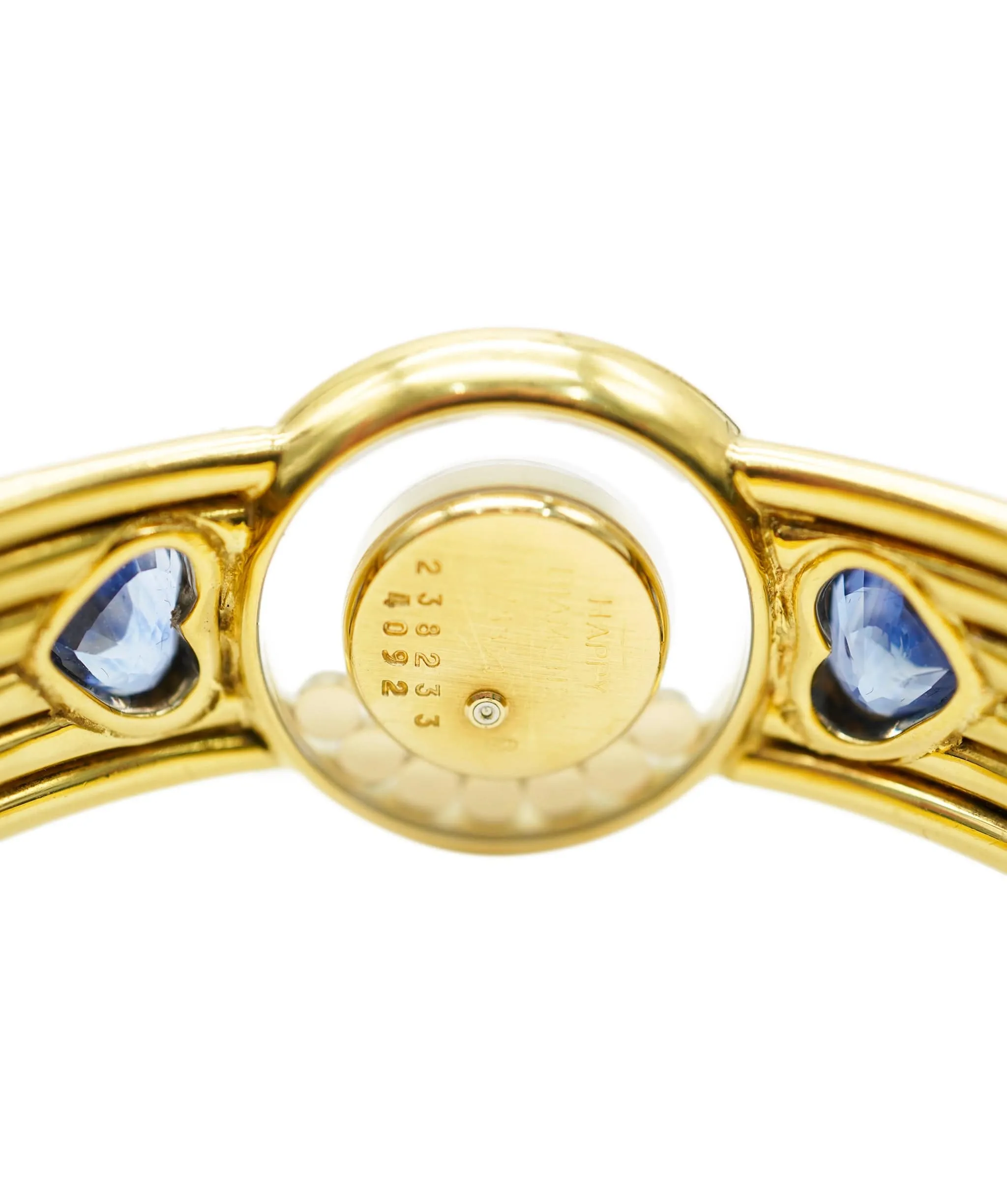 Chopard Vintage Happy Diamond YG Quartz 7-Diamond Gold Dial AVCSC1150
