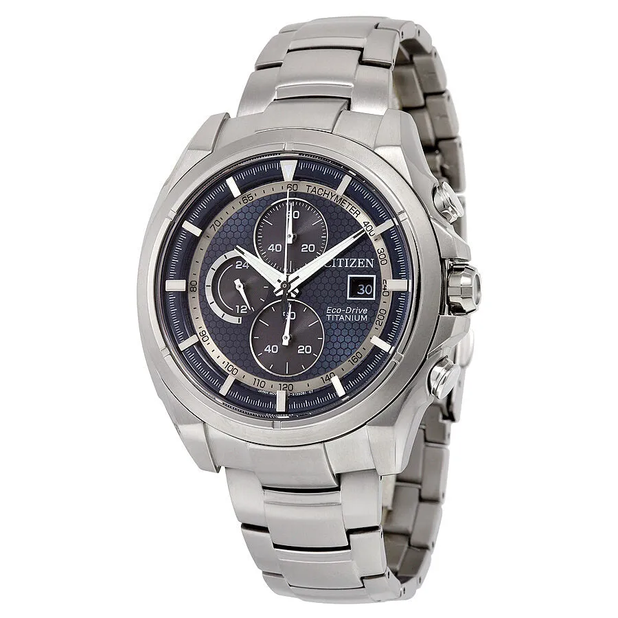 Citizen TI IP Eco-Drive Blue Dial Men's Watch CA0550-87L