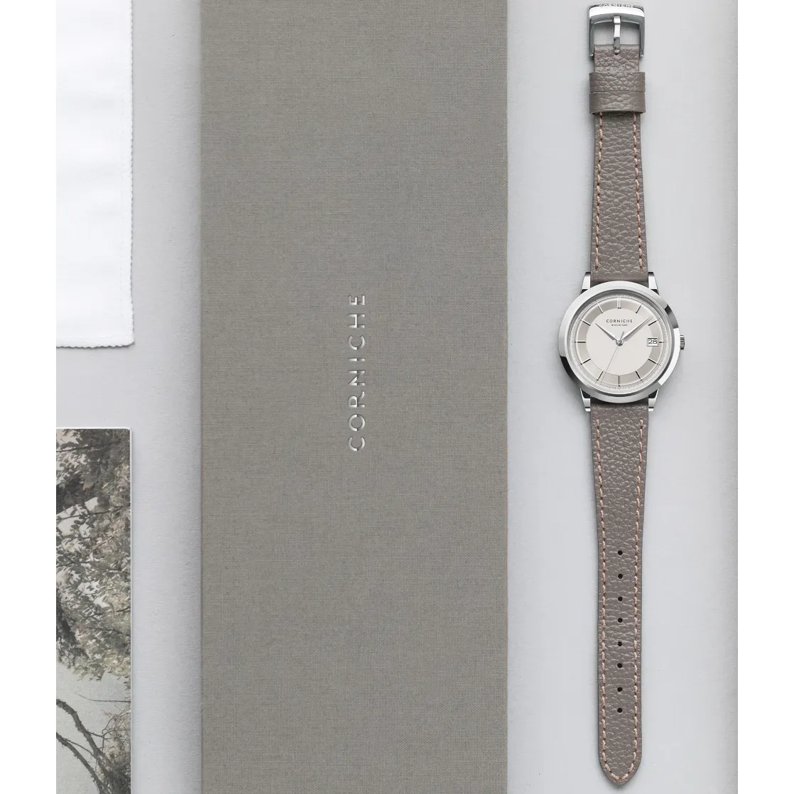 CORNICHE Historique Stainless Steel White Dial Automatic