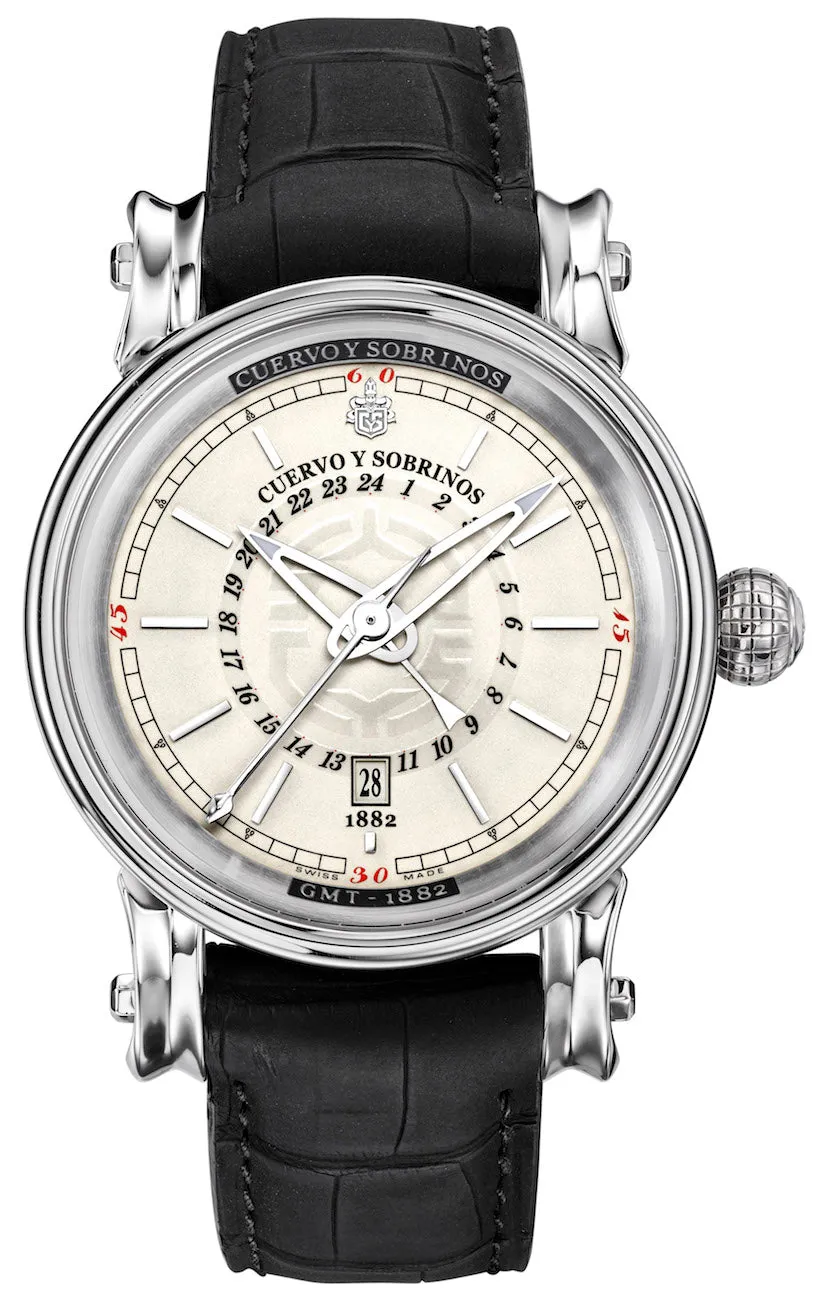 Cuervo y Sobrinos Watch Torpedo Pirata GMT
