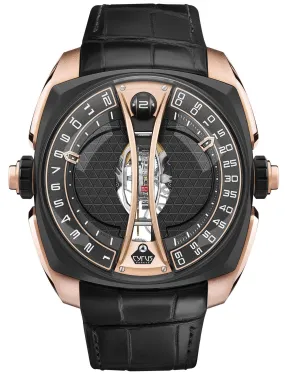 CYR Watch Klepcys Vertical Tourbillon Rose Gold Black DLC Titanium Limited Edition