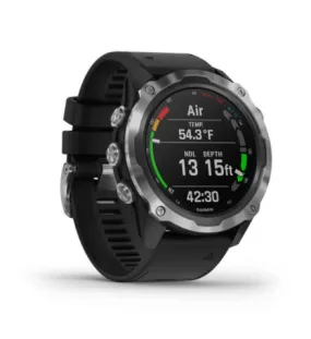Descent™ Mk2 Stainless Steel with Black Band