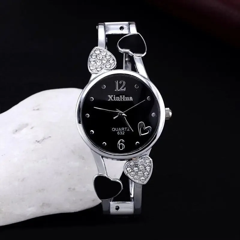Diamond British Watch - Elegant Round Quartz Timepiece