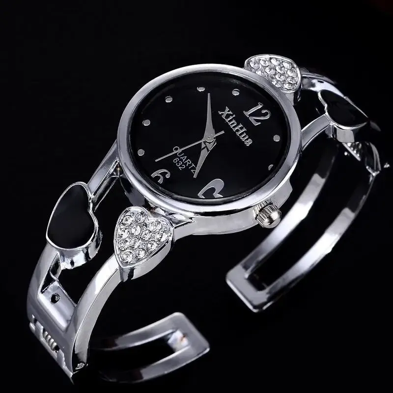 Diamond British Watch - Elegant Round Quartz Timepiece