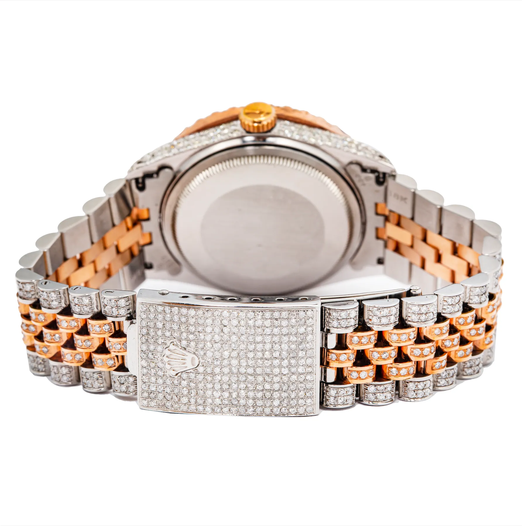 Diamond Rolex Datejust 36mm 15ctw