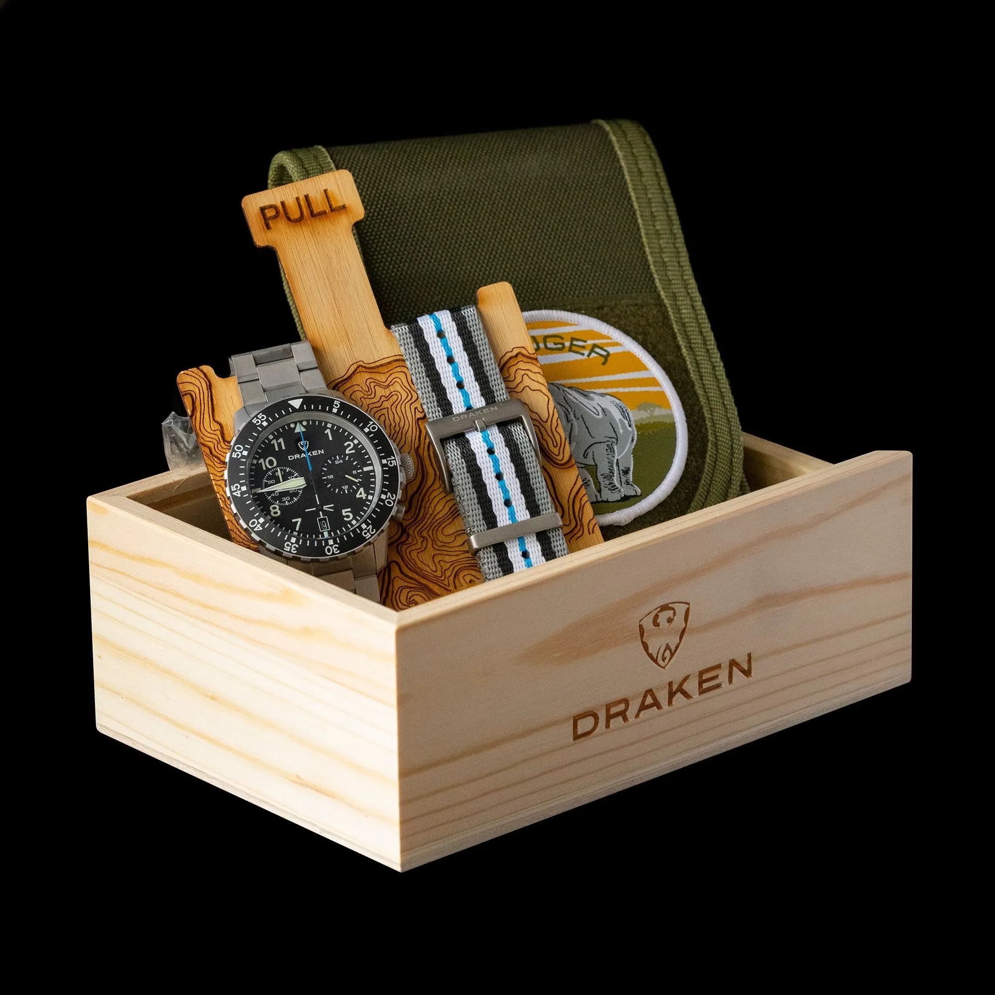 Draken - 2022 Kruger Black Chronograph